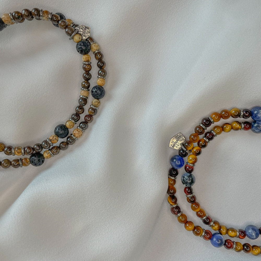 Bracciale Antracite Sapiens con Pietre Dure Winston - immagine 3