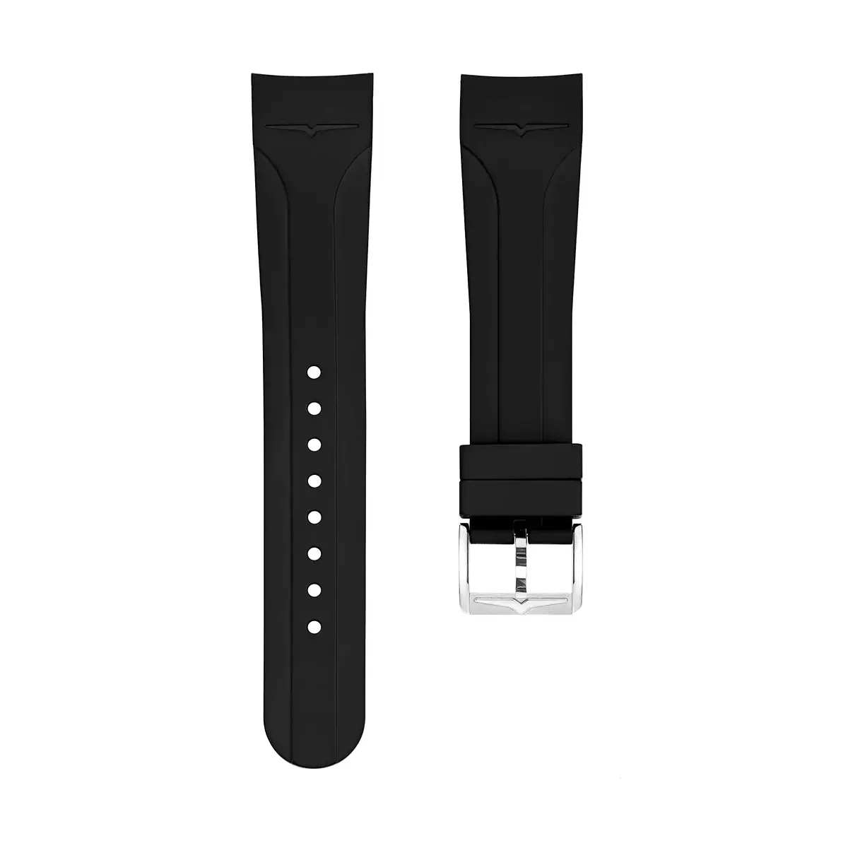 Vulcain Cinturino in Gomma Nero 42mm - immagine 2